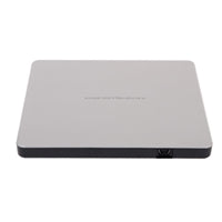 Hitachi-LG GP60NS60 Slim Portable DVD-RW Drive USB 2.0 Silver 8x Hitachi-LG GP60NS60 Slim Portable DVD-RW Drive USB 2.0 Silver 8x